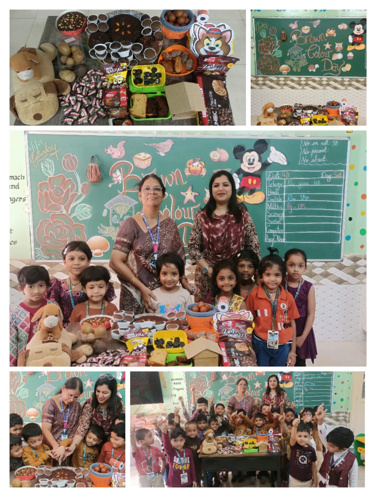 Brown day celebration for Pre primary